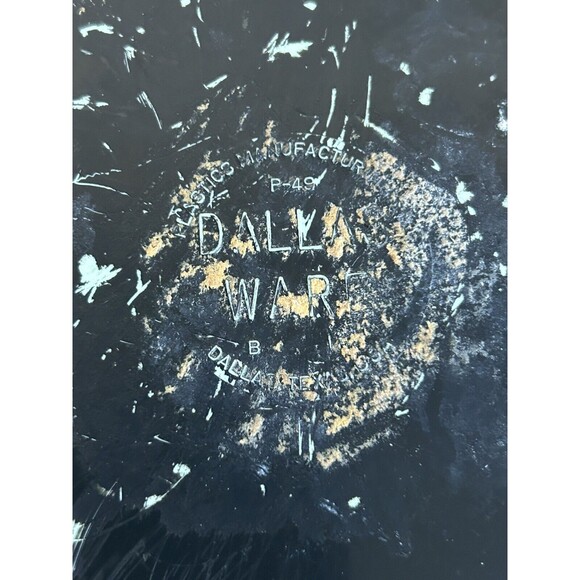 Vintage Hand Painted Toleware Style Plate Melamine Pink Flowers NOT METAL - Picture 8 of 9